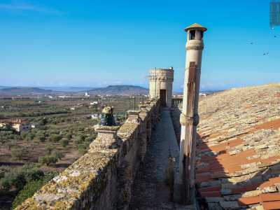 Ci fermiamo ad ammirare lo splendido panorama che conduce lo sguardo fino alle colline di Timmari e Picciano, mentre le nostre guide ci indicano i confini dell�esteso feudo di 60 ettari della villa